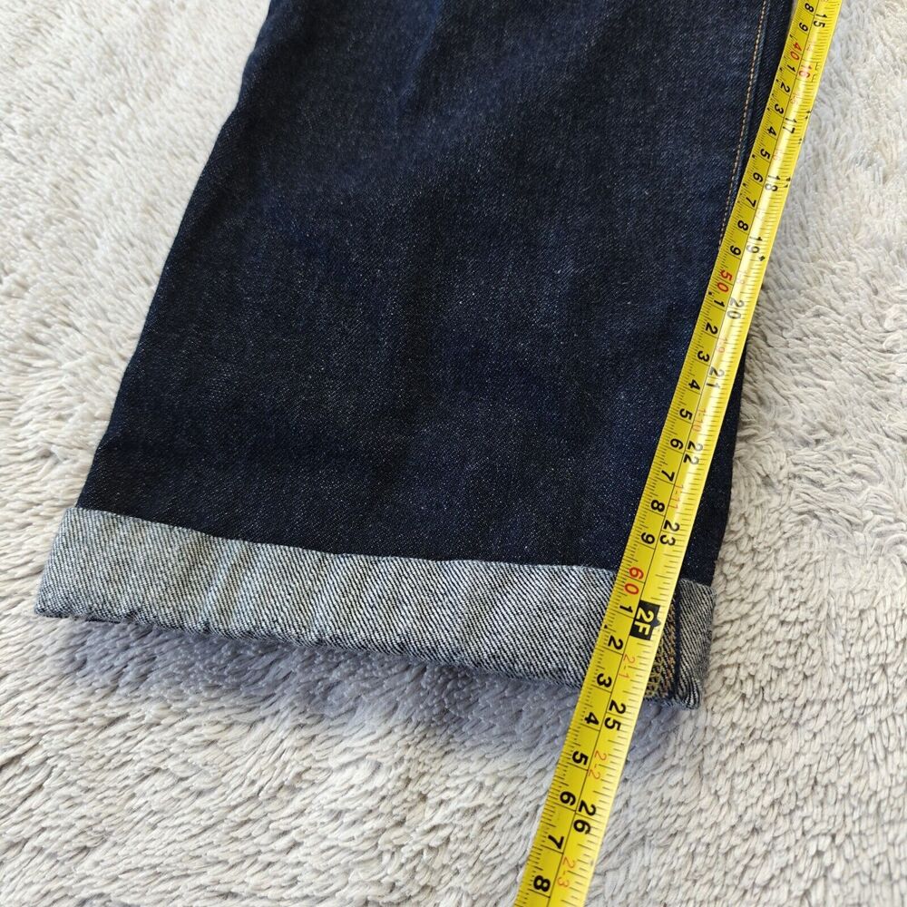 Tellason Dark Blue Straight Men Jeans - Picture 13 of 14